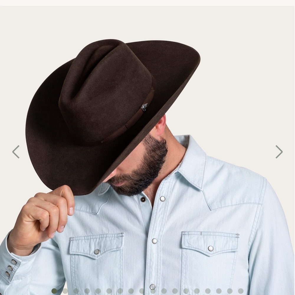 Tecovas The Ranchman Hat , in Umber .Size 7 3/8” BRAND NEW!!!